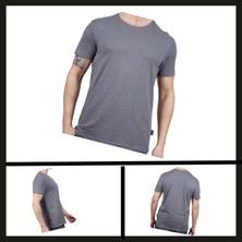Alpinist Uyguna-Yakala Antrasit (600400) Alpinist Basic Erkek Pamuklu T-SHIRT-TSH.440