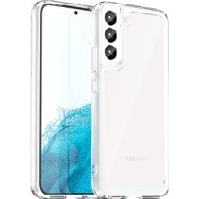 Laimtop Samsung Galaxy S23+ Için Şeffaf Pc Arka Tpu Tampon Telefon Kılıfı - Şeffaf (Yurt Dışından)