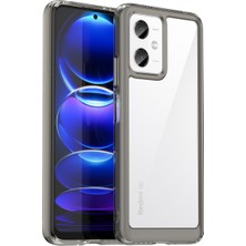 Laimtop Xiaomi Poco X5/redmi Note 12 5g Için Şeffaf Pc Arka Tpu Tampon Telefon Kılıfı - Gri (Yurt Dışından)