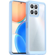 Laimtop Honor X6 /honor X8A /honor X8 5g Için Şeffaf Pc Arka Tpu Tampon Telefon Kılıfı - Mavi (Yurt Dışından)