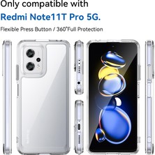 Laimtop Xiaomi Poco X4 Gt Için Şeffaf Pc Arka Tpu Tampon Telefon Kılıfı - Şeffaf (Yurt Dışından)