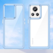 Laimtop Realme Gt2 Explorer Master Için Şeffaf Pc Arka Tpu Tampon Telefon Kılıfı - Mavi (Yurt Dışından)