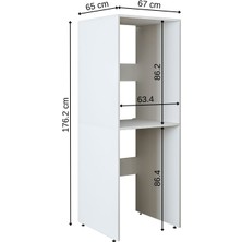 Roomart Banyo Dolabı Çamaşır ve Kurutma Makinesi Dolabı