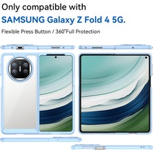 Laimtop Huawei Mate X3 Için Şeffaf Pc Arka Tpu Tampon Telefon Kılıfı - Mavi (Yurt Dışından)