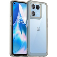 Laimtop Oneplus Ace Racing Için Şeffaf Pc Arka Tpu Tampon Telefon Kılıfı - Gri (Yurt Dışından)