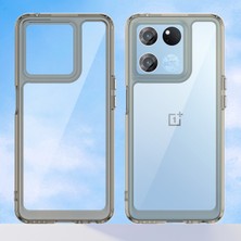 Laimtop Oneplus Ace Racing Için Şeffaf Pc Arka Tpu Tampon Telefon Kılıfı - Gri (Yurt Dışından)