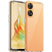 Laimtop Oppo Reno8 T 4g Için Şeffaf Pc Arka Tpu Tampon Telefon Kılıfı - Şeffaf (Yurt Dışından)