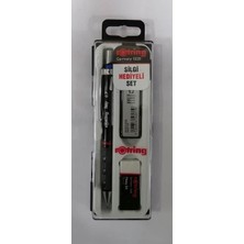 Rotring  07 Versatil Tikky Kalem Seti / 07 Uç + Silgi / Rotring Kalem Set / Kahve Rengi