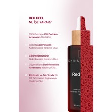 Skin Sensual Red Peel Canlandırıcı ve Cilt Tonu Eşitleyici Kırmızı Peeling Serum 30 ml