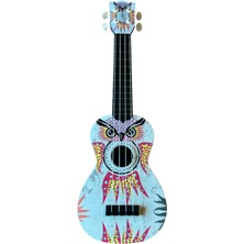 Hawiian XU21OWL Soprano Ukulele Baykuş Desen Kapak