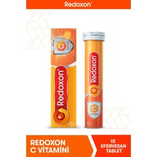 Redoxon C Vitamini 15 Efervesan Tablet I 1000 mg C Vitamini İçeren Takviye Edici Gıda