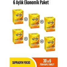 Supradyn Focus 30x6 Film Kaplı Tablet 6 Aylık Ekonomik Paket