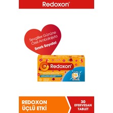 Redoxon Üçlü Etki 30 Efervesan Tablet -Sevgililer Günü Özel Paketi I 1000 Mg C Vitamini, D Vitamini, Çinko