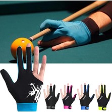 Chaoduo Shop Koyu Gri Tarzı L Beden 1 Adet Unisex Sol Sağ El Evrensel Nefes Üç Parmak Bilardo Eldiven Spor Malzemeleri (Yurt Dışından)