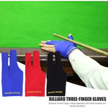 Chaoduo Shop Siyah Stil Dayanıklı Bilardo Üç Parmak Eldiven Spandex Sol El Snooker Bilardo Cue Eldiven Ücretsiz Boyut Fitness Spor Aksesuarları Ekipmanları (Yurt Dışından)