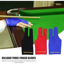 Chaoduo Shop Siyah Stil Dayanıklı Bilardo Üç Parmak Eldiven Spandex Sol El Snooker Bilardo Cue Eldiven Ücretsiz Boyut Fitness Spor Aksesuarları Ekipmanları (Yurt Dışından)