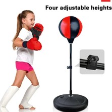 Chaoduo Shop Karışık Renk Stili Ayarlanabilir Dikey Boks Topu Fitness Boks Yumruk Topu Delme Rahat Hız Armut Çanta Çocuklar Için Boks Torbası Hız (Yurt Dışından)