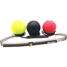 Chaoduo Shop Tenis-Sarı Tarzı Antrenman Topu Hız Çeviklik Antrenmanı Reaksiyon Boks Refleks W Kolay Güvenlik Için Ter Bantları Antrenman Süsleri (Yurt Dışından)