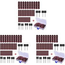 Vigortrading 396 Parça D Zımpara Seti, Ücretsiz Kutulu, 120 Parça Zımpara Bandı Kılıfı ve 12 Parça D Mandrel Dahil (Yurt Dışından)