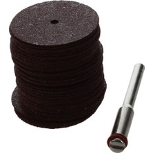 Vigortrading Dremel Kl 1 Için 36 Adet Kesme Diski Taşlama Çarkı Seti Yuvarlak 25X6MM Kahverengi (Yurt Dışından)