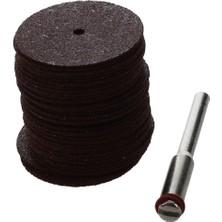 Vigortrading Dremel Kl 1 Için 36 Adet Kesme Diski Taşlama Çarkı Seti Yuvarlak 25X6MM Kahverengi (Yurt Dışından)