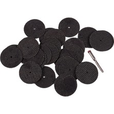 Vigortrading 25 Pcs 32MM Reçine Tekerlek Disk Seti Kiti + Döner Alet Için 1 Mandrel (Yurt Dışından)