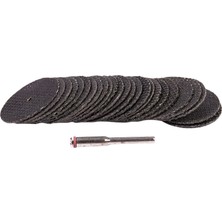 Vigortrading 25 Pcs 32MM Reçine Tekerlek Disk Seti Kiti + Döner Alet Için 1 Mandrel (Yurt Dışından)