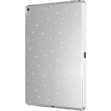 Case 4u Apple iPad Pro 10.5 (7.nesil) Glittered Glossy Look Tablet Koton Kılıf Gümüş