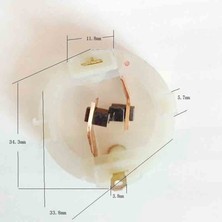 Pdrplnt Caon Tutucular RS550 HC683LG KV3SFN Motor Caon Fırça Tutucu Bosch Makıta Için Caon Fırçalar Temizleme 2 Adet (Yurt Dışından)