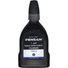 Pensan Tahta Kalemi Mürekkebi 100ML Siyah