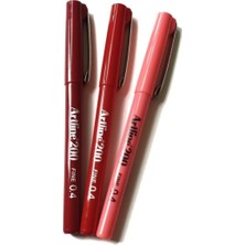 Artline 200 Fine 0.4 mm Yazı & Çizim Kalemi Kırmızı Tonları (3 Kalem)