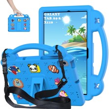 MTK Moveteck Samsung Galaxy Tab A9 8.7 Inç SM-X110 Çocuklar Için Tablet Kılıf Askılı Standlı Nemo Karikatürlü Kids Okul Kılıfı