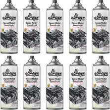 Ebrayn Susuz Motor Yıkama ve Temizleme Spreyi Aerosol 500 ml Yüksek Parlaklık 10 Adet