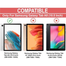 Coolacs Samsung Galaxy Tab A8 SM-X200 Uyumlu Tam Koruma Nano Esnek Tablet Kırılmaz Ekran Koruyucu