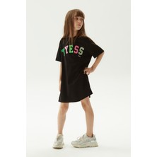 Tyess BG Store Kız Çocuk Siyah Elbise