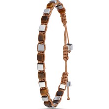 Forentina Kahverengi Asansör Erkek Bileklik PS3088