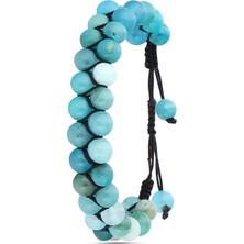 Forentina Mavi Taşlı Asansör Erkek Bileklik PS3086