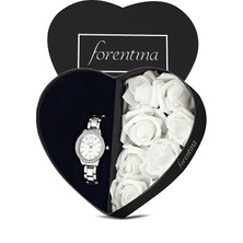 Forentina Bayan Metal Kol Saati - Güllü Kutuda PS3200