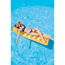 Intex 58890 188X71 cm Yastıklı Bardaklı Deniz Yatağı Idy 58890