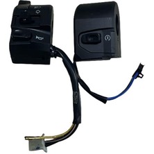 Moto Express Yamaha NMAX125-155 2015-2019 Sağ Sol Kütük Kumanda Düğme Paneli Kütüğü Seti Cs