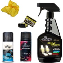 Ebrayn Klima Temizleyici+Oto PARFÜM+500ML Döşeme Temizleyici+Göğüs Parlatıcı+Mikrofiber Bez - 6parça