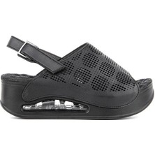 Muya Jambe 34221-001 Air-Max Taban Kadın Sandalet Siyah 36-40