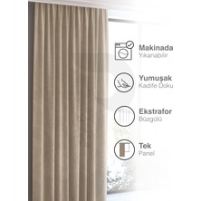 Perle Home Daily Series Bej Ada Fon Perde