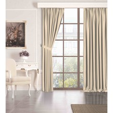 Perle Quartz Blackout Koyu Bej Rengi Karartma Perde