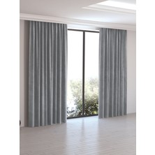 Perle Home Daily Series Açık Gri Ada Fon Perde