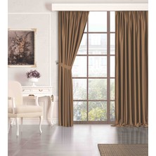 Perle Quartz Blackout Camel Rengi Karartma Perde