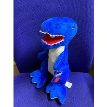 Halley 30 cm Peluş Dinozor Mavi