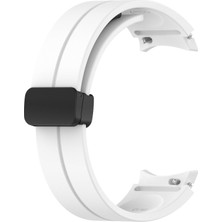 34center Samsung Galaxy Uyumlu Watch 4 Serisi 42 mm Magnet Tokalı Silikon Kordon