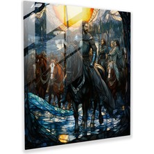 Painted Anarchy Efsanevi Görev Cam Baskı - Arthur Günlükleri, 30X30