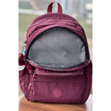 Nemo Bags Bordo Orta Boy Sırt Çantası Okul Çantası Laptop ve Seyahat Çantası Su Geçirmez Spor